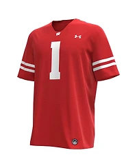 Under Armour Men's 1 Wisconsin Badgers Replica Football Jersey