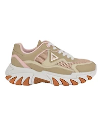 Guess Women's Nowah Triangle Lace-Up Chunky Fashion Sneakers