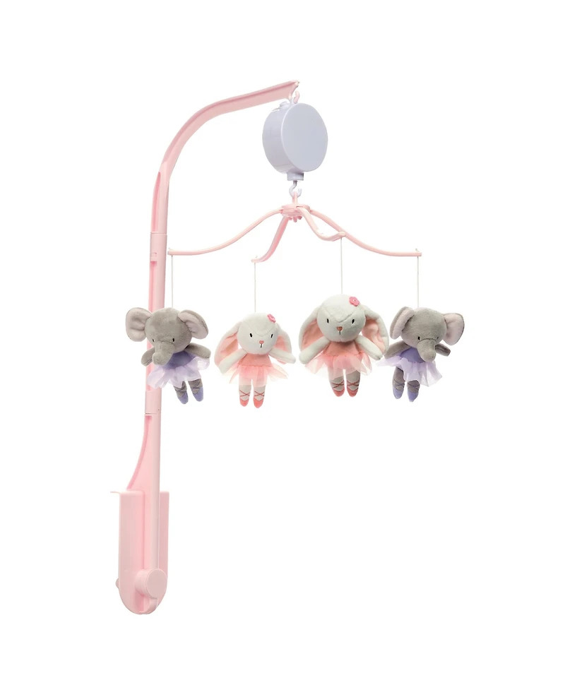 Bedtime Originals Tiny Dancer Ballet Animals Musical Baby Crib Mobile Soother Toy