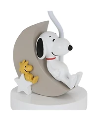 Bedtime Originals Snoopy Love w/ Woodstock Hand-Painted Lamp with Shade & Bulb