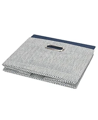 Lambs & Ivy Blue Foldable/Collapsible Storage Bin/Basket Organizer with Handles