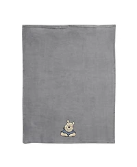 Lambs & Ivy Disney Baby Forever Pooh Gray Bear Baby Blanket by