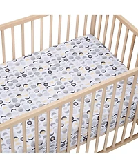 Bedtime Originals Celestial Moon/Stars 2-Pack Fitted Crib/Toddler Sheet Set