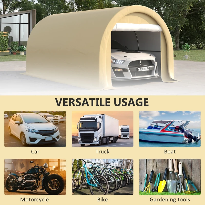 10' x 16' Heavy Duty Car/Garage Portable Storage Tent