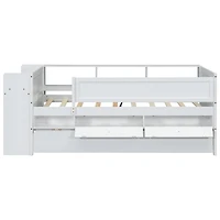 Streamdale Multi-Functional Twin Daybed with Storage and Extras, Gray