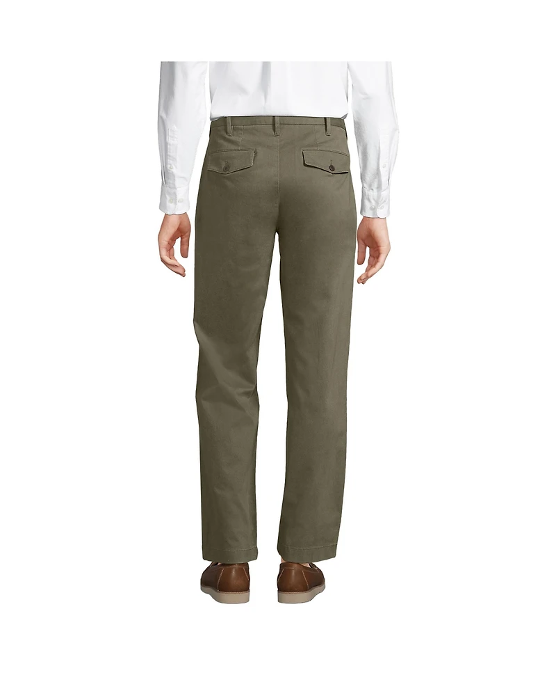 Lands' End Men's Knockabout Comfort Waist Relaxed Fit Pleated Front Chino Pant