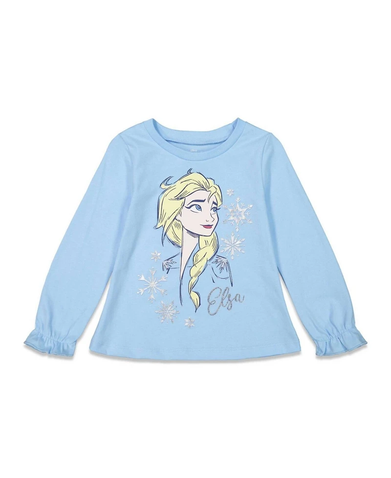 Frozen Big Girls Disney T-Shirt and Leggings Outfit Set