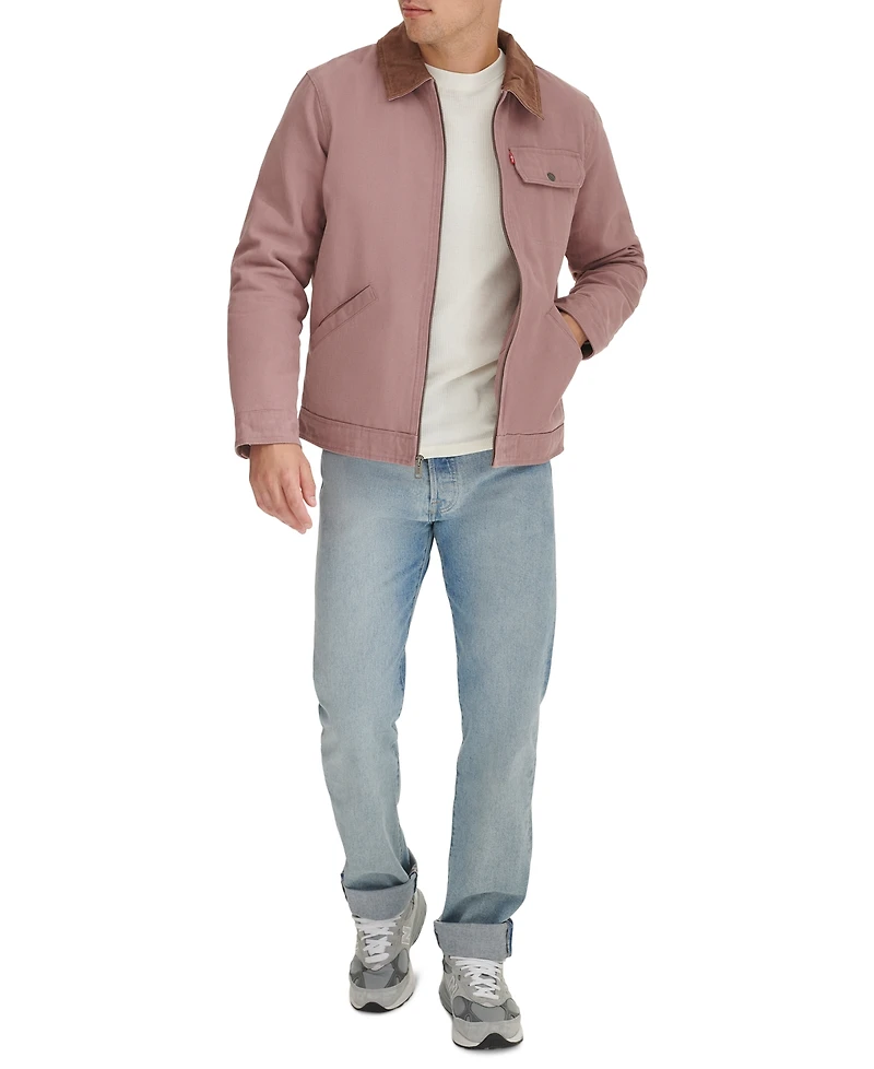 Levi's Men's Cotton Canvas Zip-Front Utility Jacket