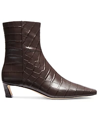 Michael Michael Kors Women's Cosmo Croc-Embossed Kitten Heel Booties