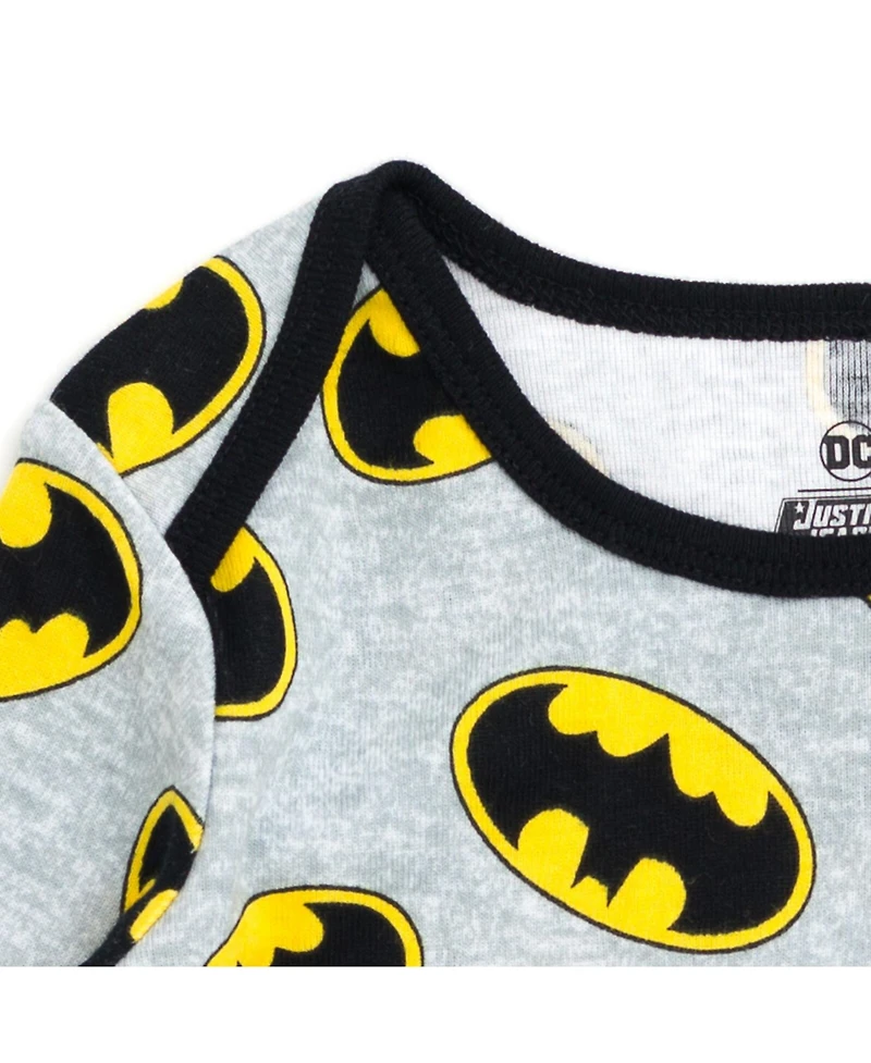 Justice League Toddler Boys Dc Comics Pajama Shirt and Pants Sleep Set