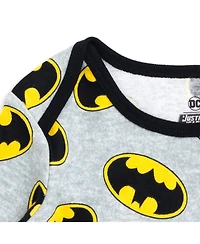 Justice League Toddler Boys Dc Comics Pajama Shirt and Pants Sleep Set