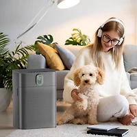 Morento Air Purifiers for Home Large Room up to 1076 Sq Ft with Pm 2.5 Display Air Quality Sensor, Remove 99.97% of Pet Hair with Double-sided Air Inl