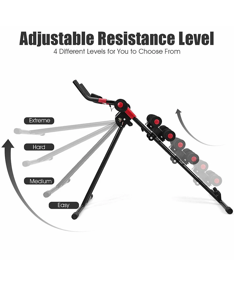 Abdominal Workout Equipment with Lcd Monitor for Home Gym