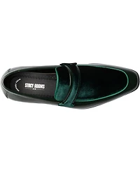 Stacy Adams Men's Spratley Moc Toe Saddle Slip On Loafer