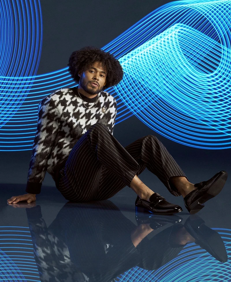 Stacy Adams Men's Spratley Moc Toe Saddle Slip On Loafer