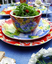 Certified International Blossom Set of 4 Salad Plates