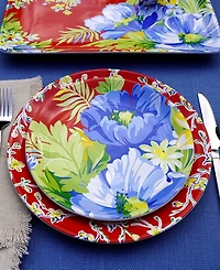 Certified International Blossom Set of 4 Salad Plates