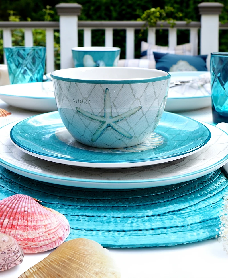 Certified International Ocean View Set of 4 Salad Plates
