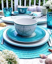 Certified International Ocean View 16Pc Dinnerware Set, Service for 4