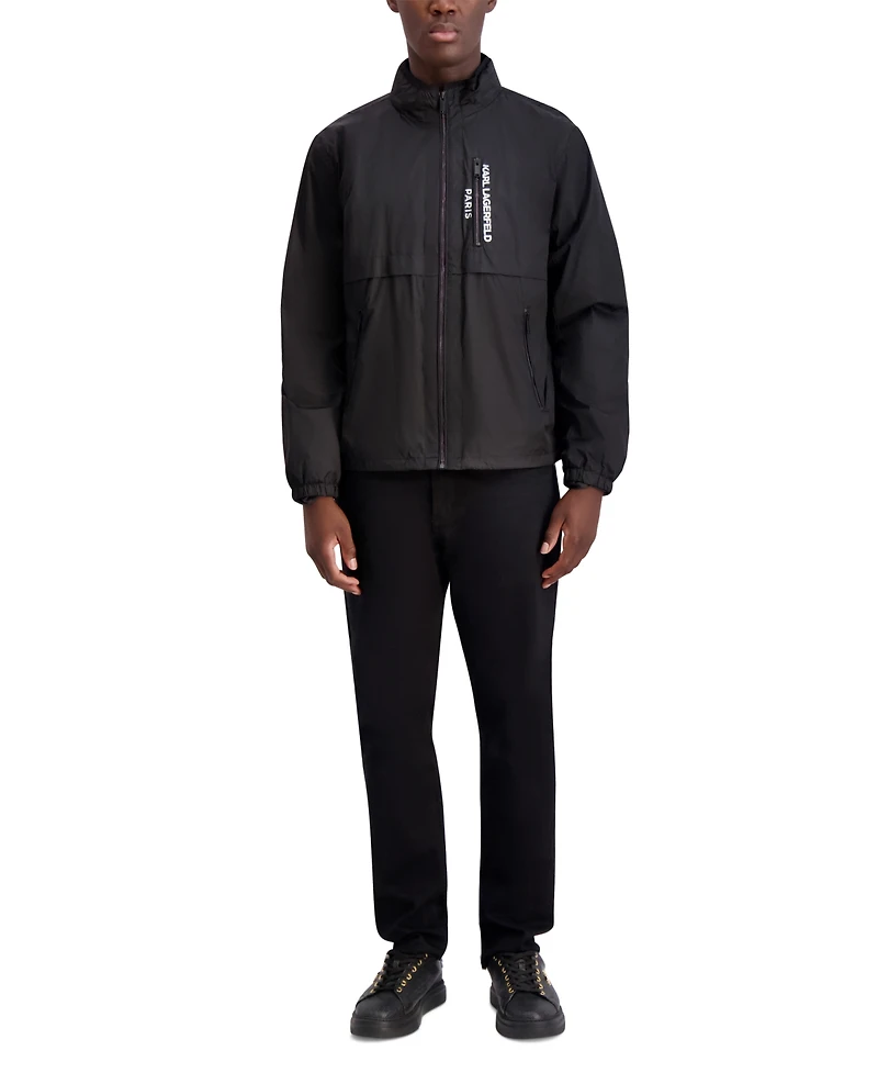 Karl Lagerfeld Paris Men's Windbreaker Jacket
