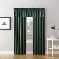 Grant Room Darkening Rod Pocket Curtain Valance