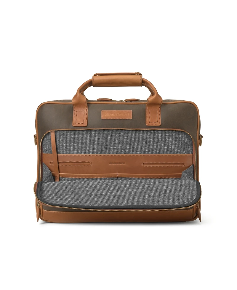 Johnston & Murphy Rhodes Leather Briefcase