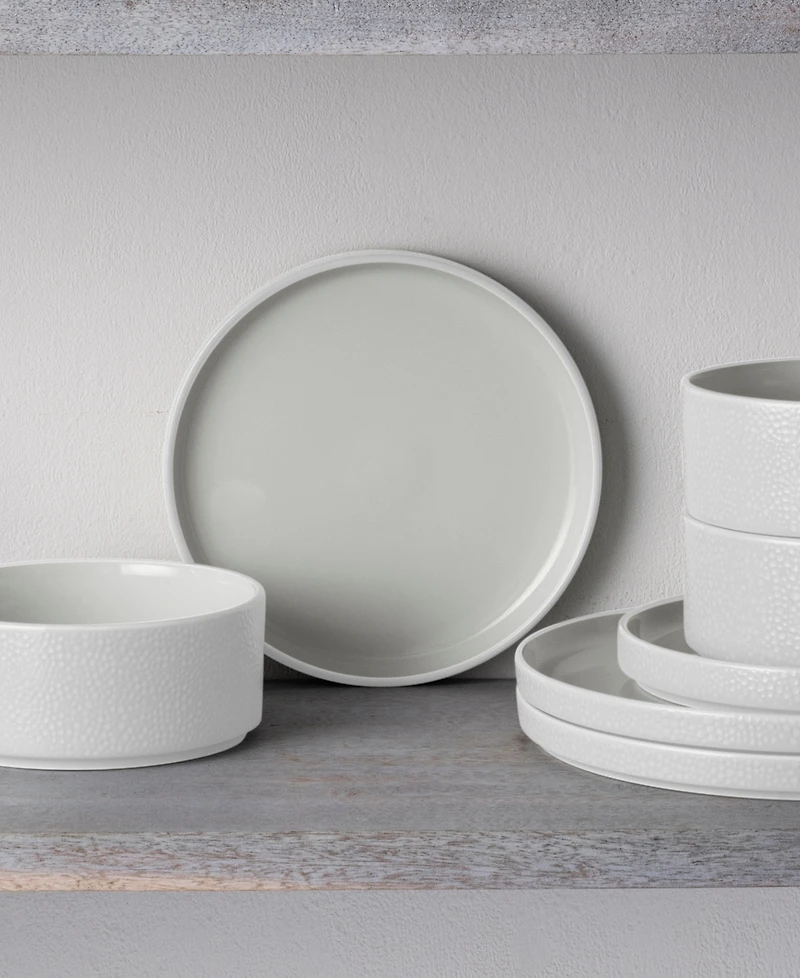 Noritake Colortex Stone Stax Salad Plates, Set of 4