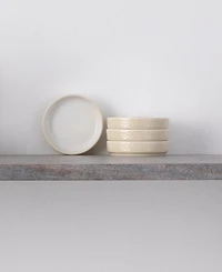 Noritake Colortex Stone Stax Mini Plates, Set of 4