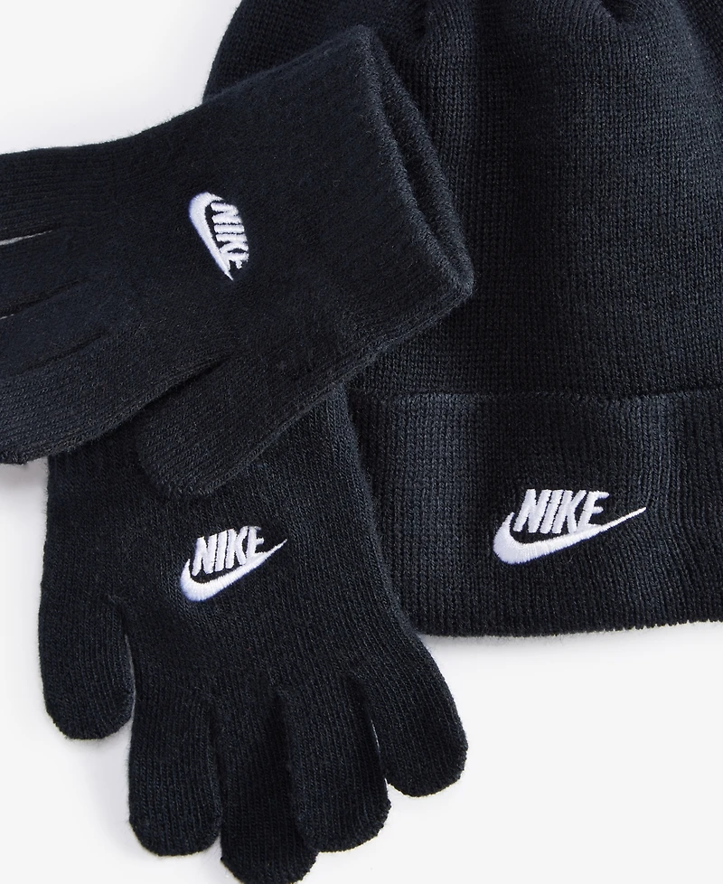 Nike Big Kids 2-Piece Club Beanie and Gloves Set