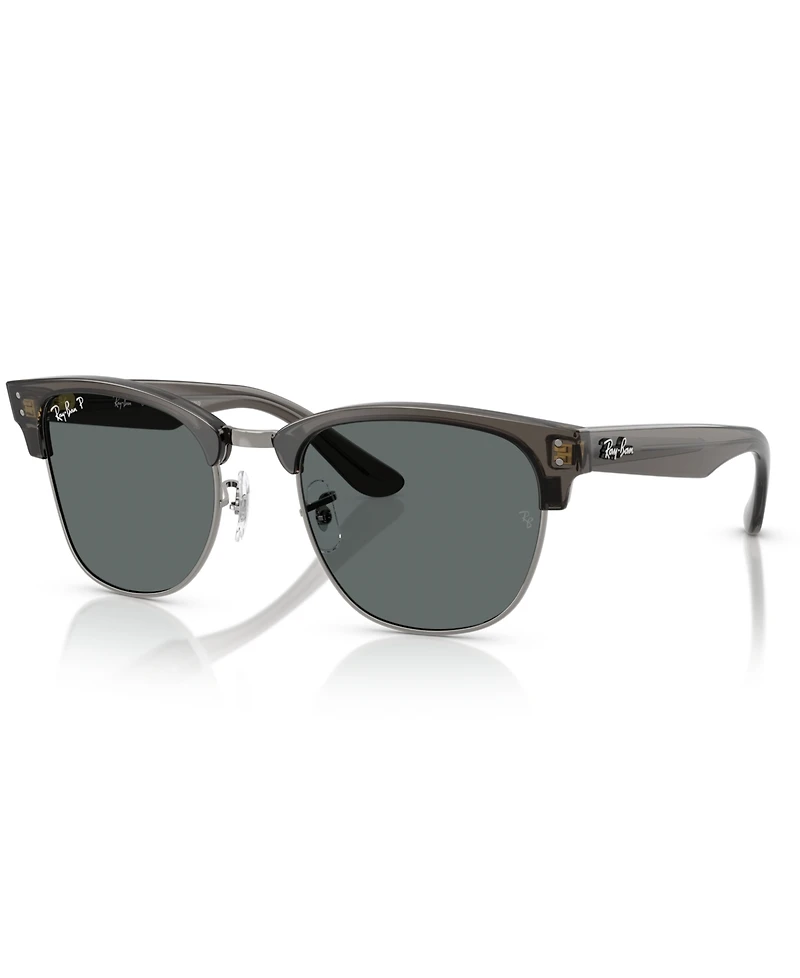 Ray-Ban Unisex Clubmaster Reverse Polarized Sunglasses, RBR0504S