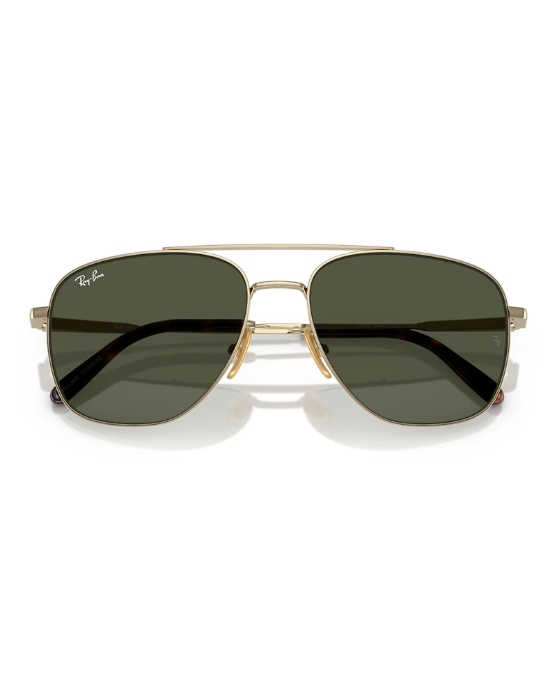 Ray-Ban Unisex Sunglasses, William Titanium RB8097