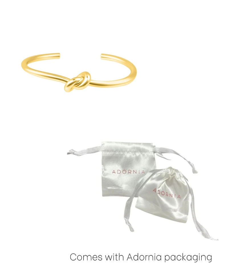 Adornia Gold Knot Cuff Bracelet