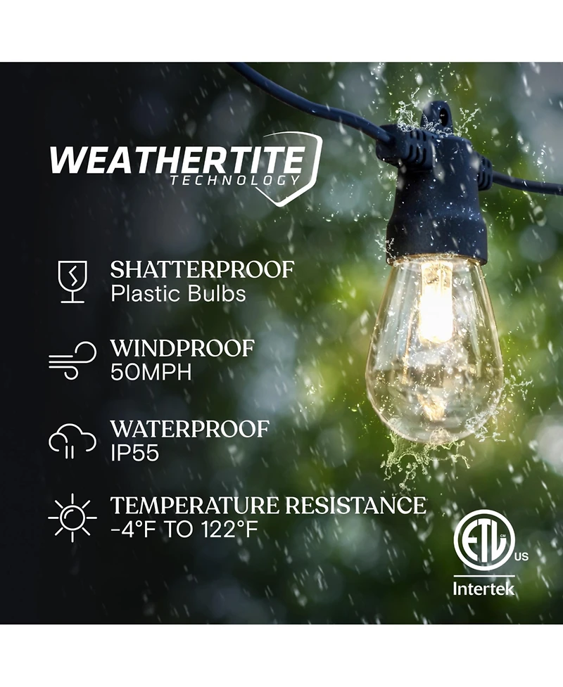 Brightech Ambience Pro 24.5 ft. Usb-Powered Led String Lights with Warm White Hue