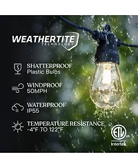 Brightech Ambience Pro 24.5 ft. Usb-Powered Led String Lights with Warm White Hue