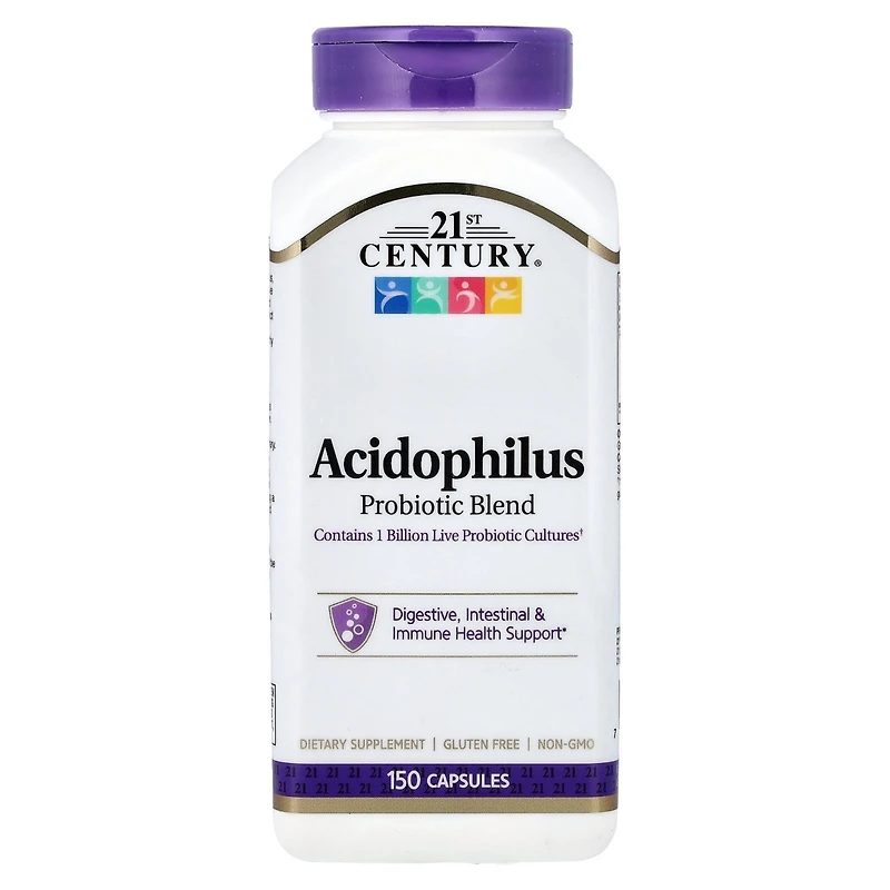 21st Century Acidophilus Probiotic Blend Capsules, 150 Count