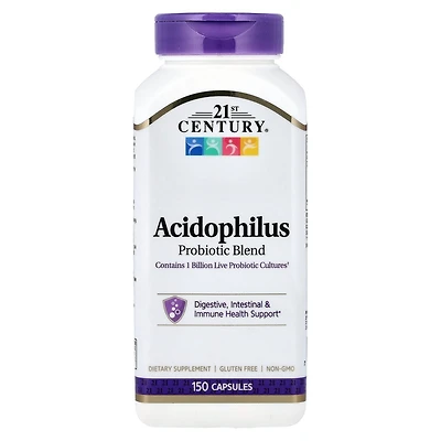 21st Century Acidophilus Probiotic Blend Capsules, 150 Count