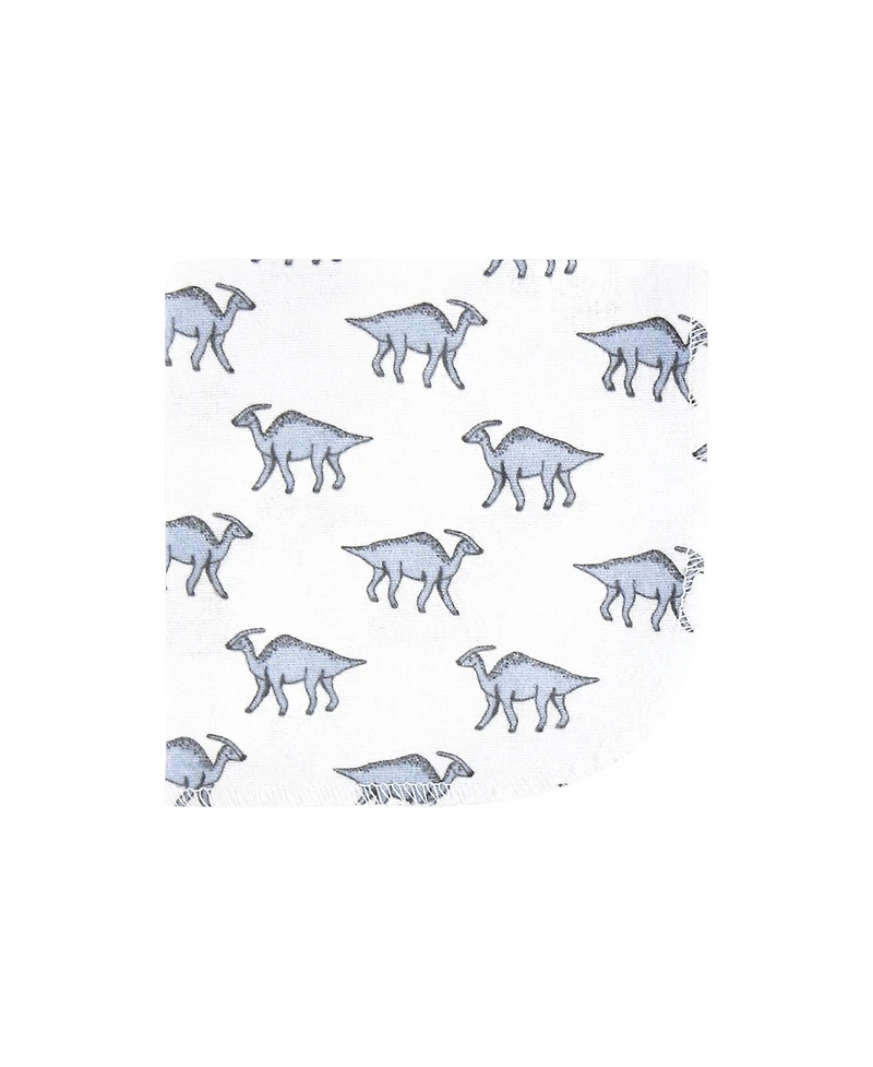 Hudson Baby Boys 12Pk Flannel Washcloths (Cotton Poly