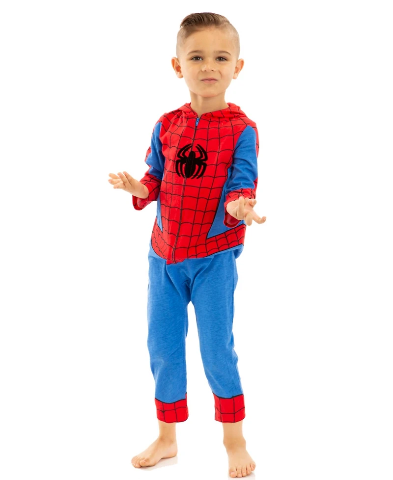 Avengers Baby Boys Spider-Verse Spider-Man Venom Iron Man Zip Up Cosplay Coverall