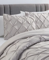 Closeout! Videri Home Pintucked 3-pc. Comforter Set, King