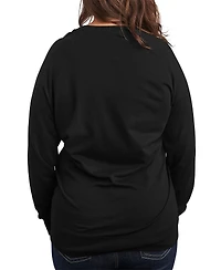 Hybrid Apparel Plus Flamingo Bells Graphic Pullover T-shirt