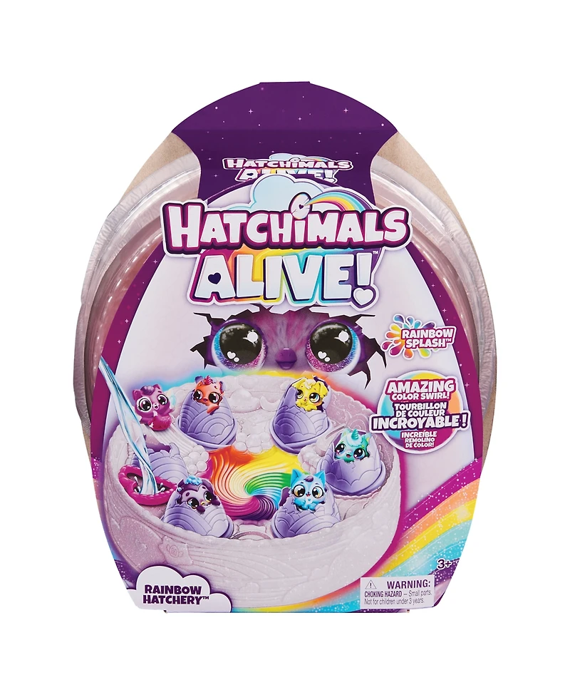 Hatchimals Alive Rainbow Hatchery Toy Figures