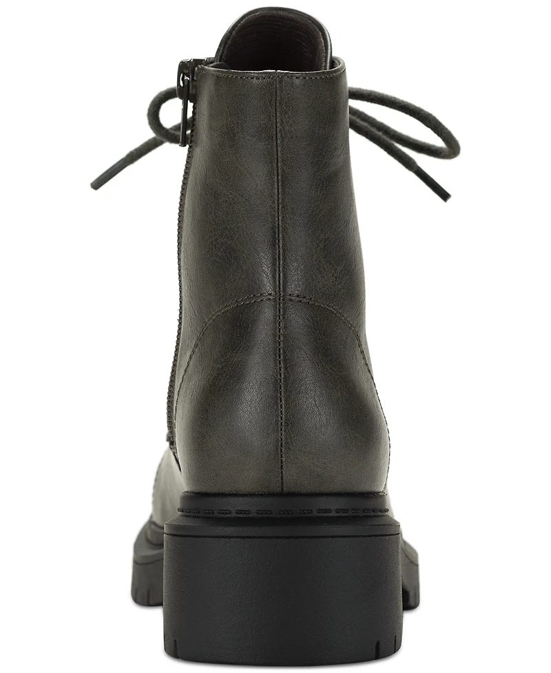 Style & Co Women's Zaharaa Platform Lace-Up Boots, Created for Macy's