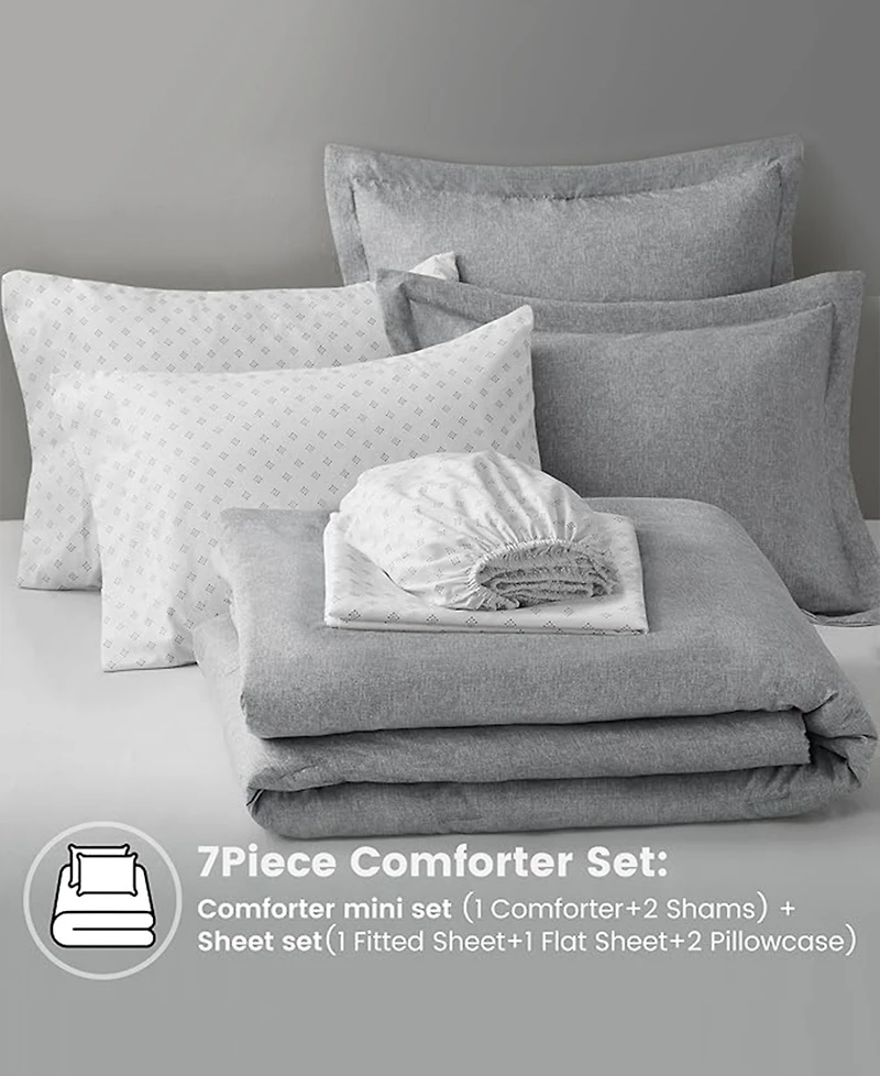 510 Design Camden Chambray 7-Piece. Comforter Set