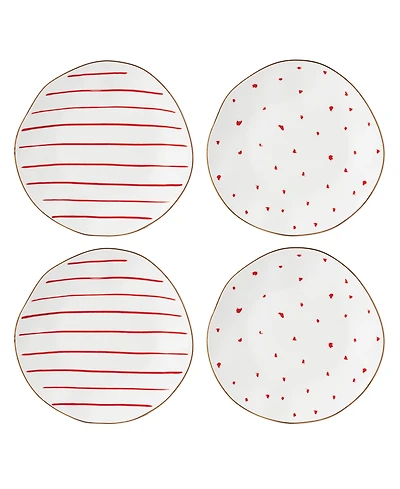 Lenox Garnet Bay Dessert Plates, Set of 4