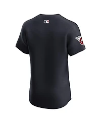 Nike Men's Red Cleveland Guardians Alternate Vapor Premier Elite Patch Jersey