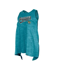 New Era Women's Teal Jacksonville Jaguars Space Dye Active Tank Top