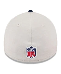 New Era Men's Stone/Navy Dallas Cowboys 2024 Sideline Historic 39THIRTY Flex Hat