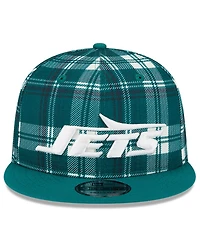 New Era Men's Green New York Jets 2024 Sideline Statement 9FIFTY Snapback Hat