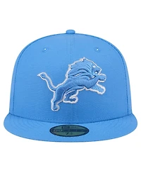 New Era Men's Blue Detroit Lions Omaha 59FIFTY Fitted Hat