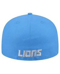 New Era Men's Blue Detroit Lions Omaha 59FIFTY Fitted Hat
